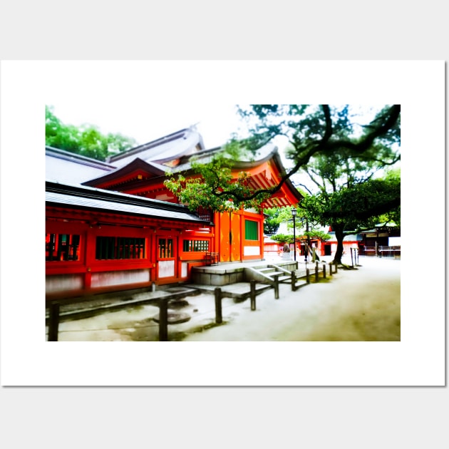 Photography - Hidden Japanese temple Wall Art by Karoのkyuuto